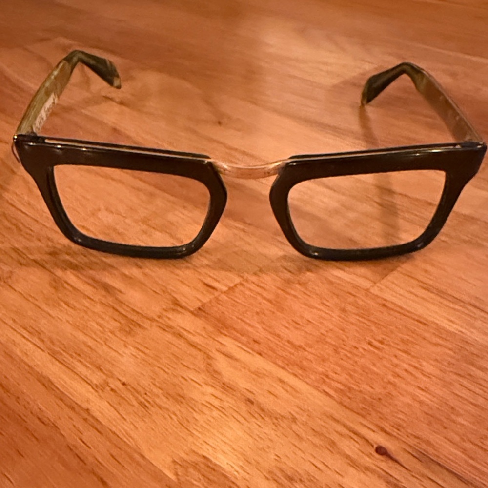 Classic Black and Tan Eyeglasses